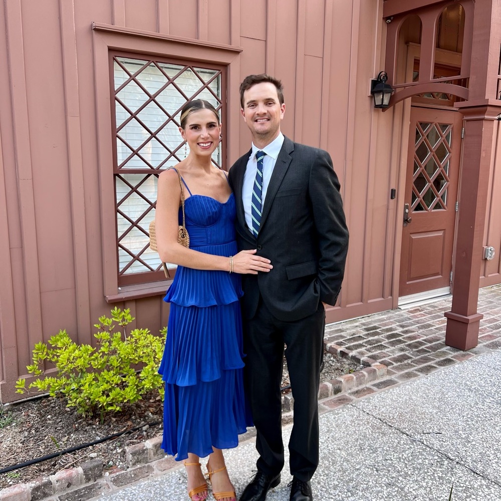 Lulu Royal Blue ruffle dress